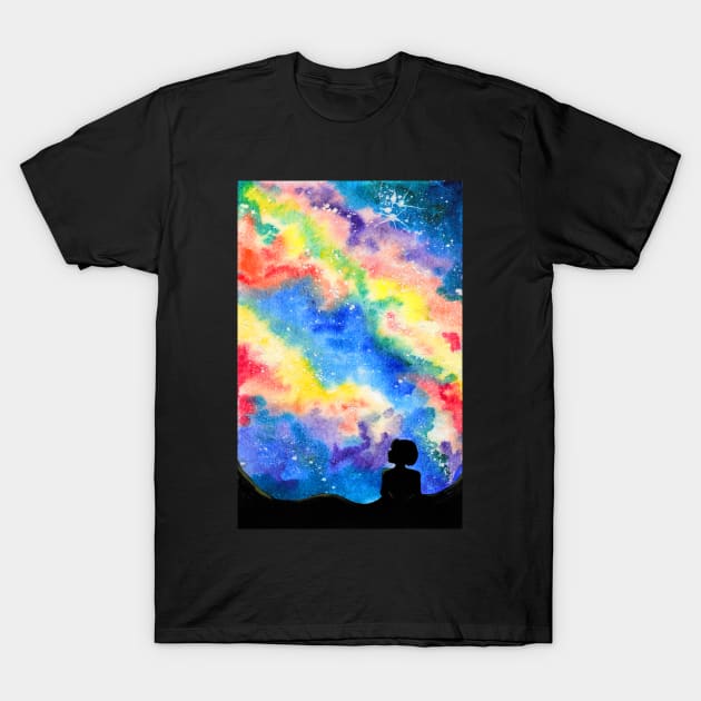 Stargazing T-Shirt by kasmodiah